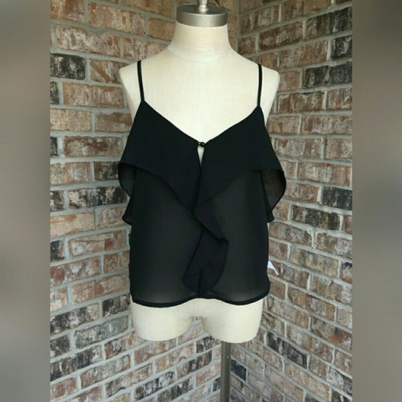 NWT Theory OTS Tank Black SClassic Ggt - Picture 1 of 5